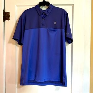 Izod purple golf shirt with hidden front pocket in size XL